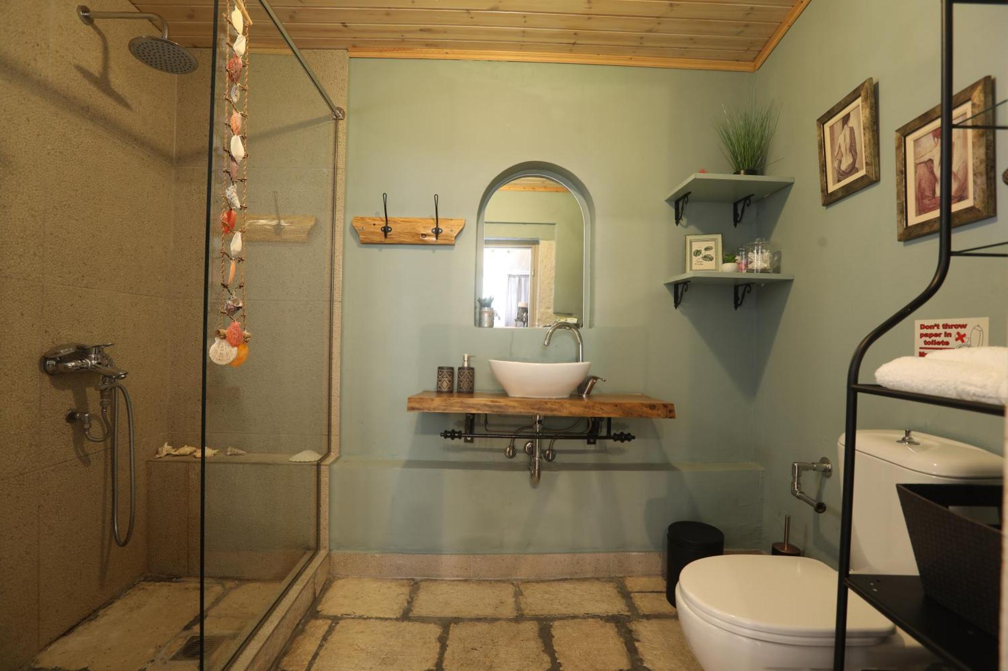 Joannas Sea-View Stone House Apartment Katavolos Exterior photo